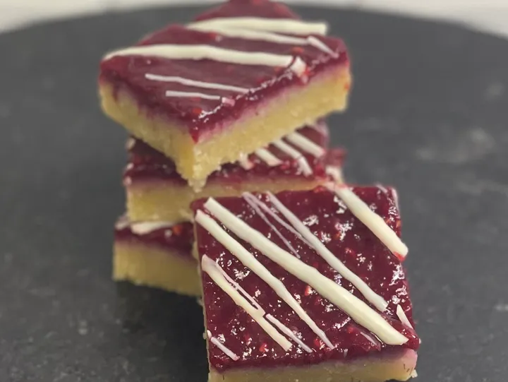  Raspberry Almond Squares 6 pack